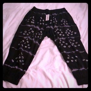 HAREM pant navy/white/purple NWT